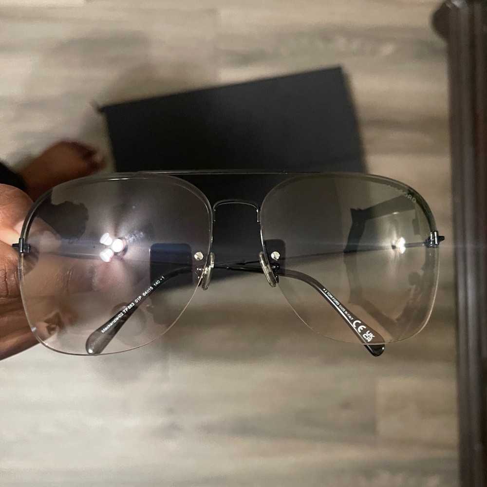 Tom Ford Black Sunglasses Modern Design